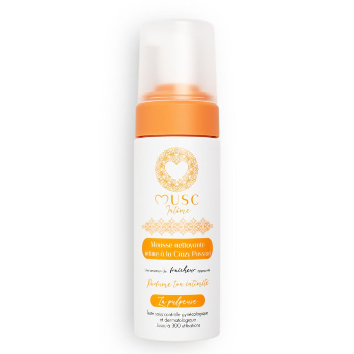 Crazy Passion - Mousse Nettoyante Intime 150 ml