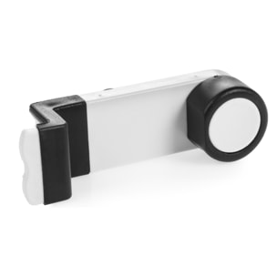 DAM Porta smartphone da auto per presa d'aria 3x2x9 Cm. Colore bianco