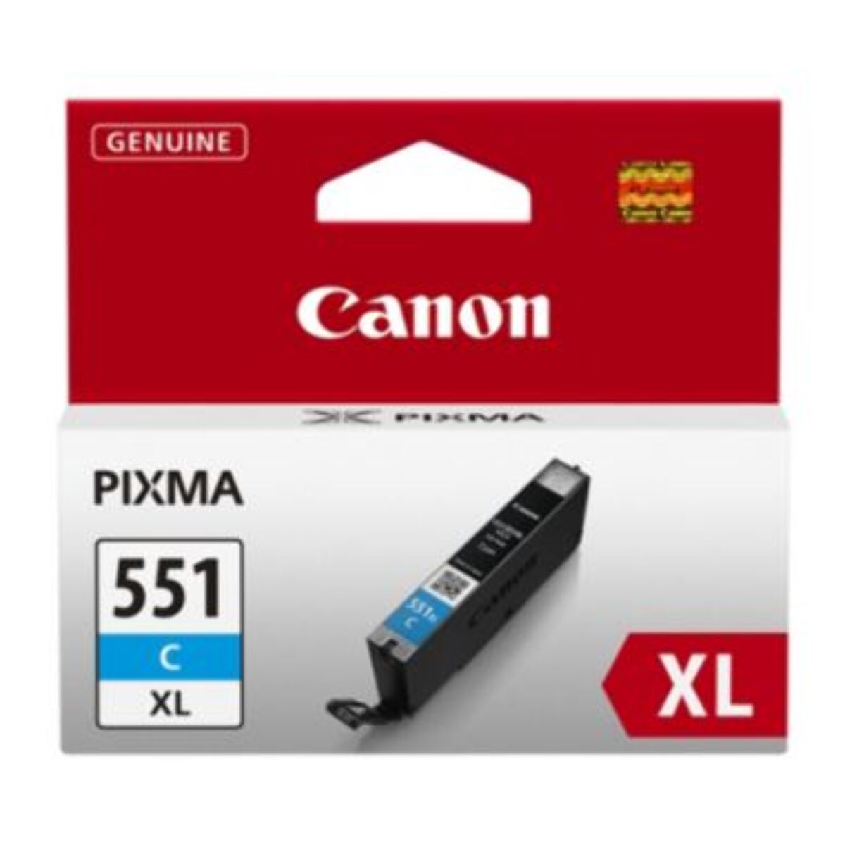 Cartouche d'encre CANON Originale CLI-551 XL Cyan Haute Capacité - 6447B001