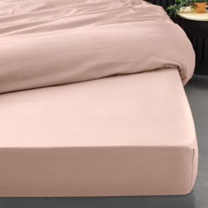 Drap Housse Uni 100% Percale de Coton ORIGINE - Rose