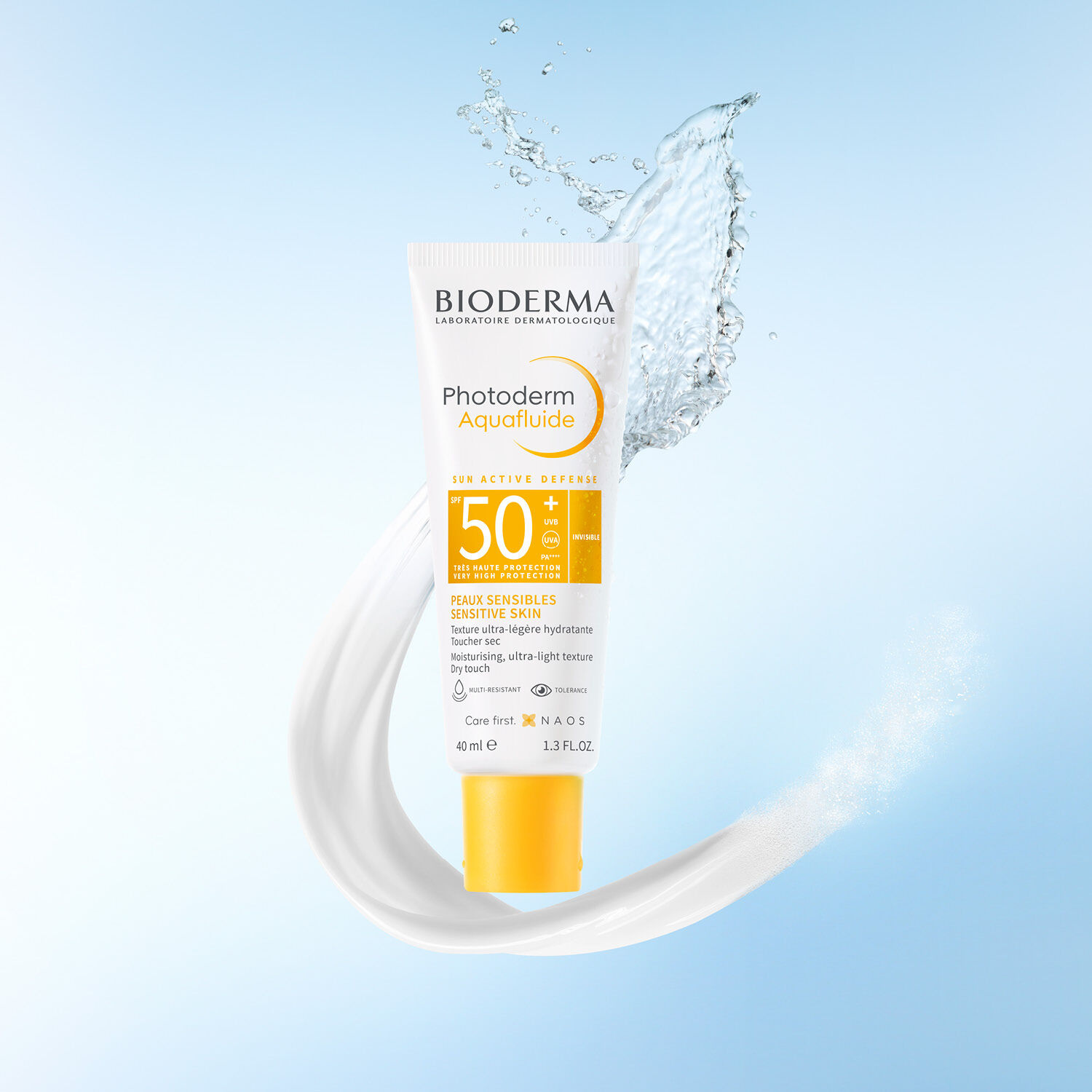 Photoderm Aquafluide - Fluide Ultra-Légère Hydratante - Peaux Sensibles - SPF50+ 40 ml