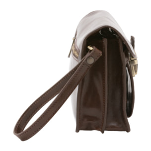 Borsa a mano  da uomo In Vera pelle Made in Italy 24x17x8 cm