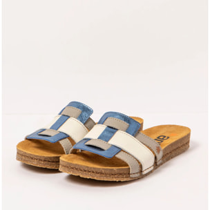 Sandalias 0259 NAPPA MULTI CREAM/ CRETA color Multi cream