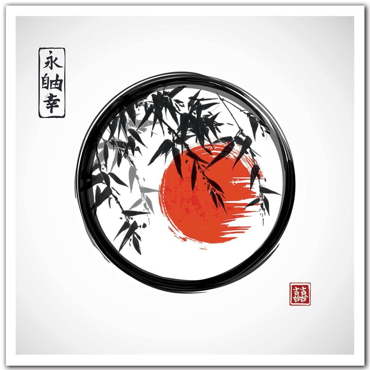Affiche deco zen circle Affiche seule