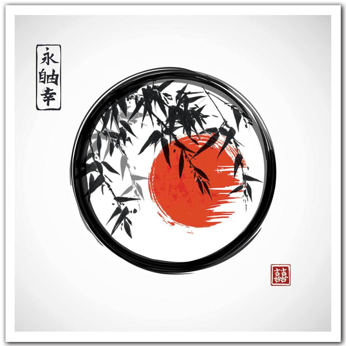 Affiche deco zen circle Affiche seule