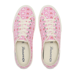 Superga - Donna Rosa - 3750 Heart Crochet Print Leggera