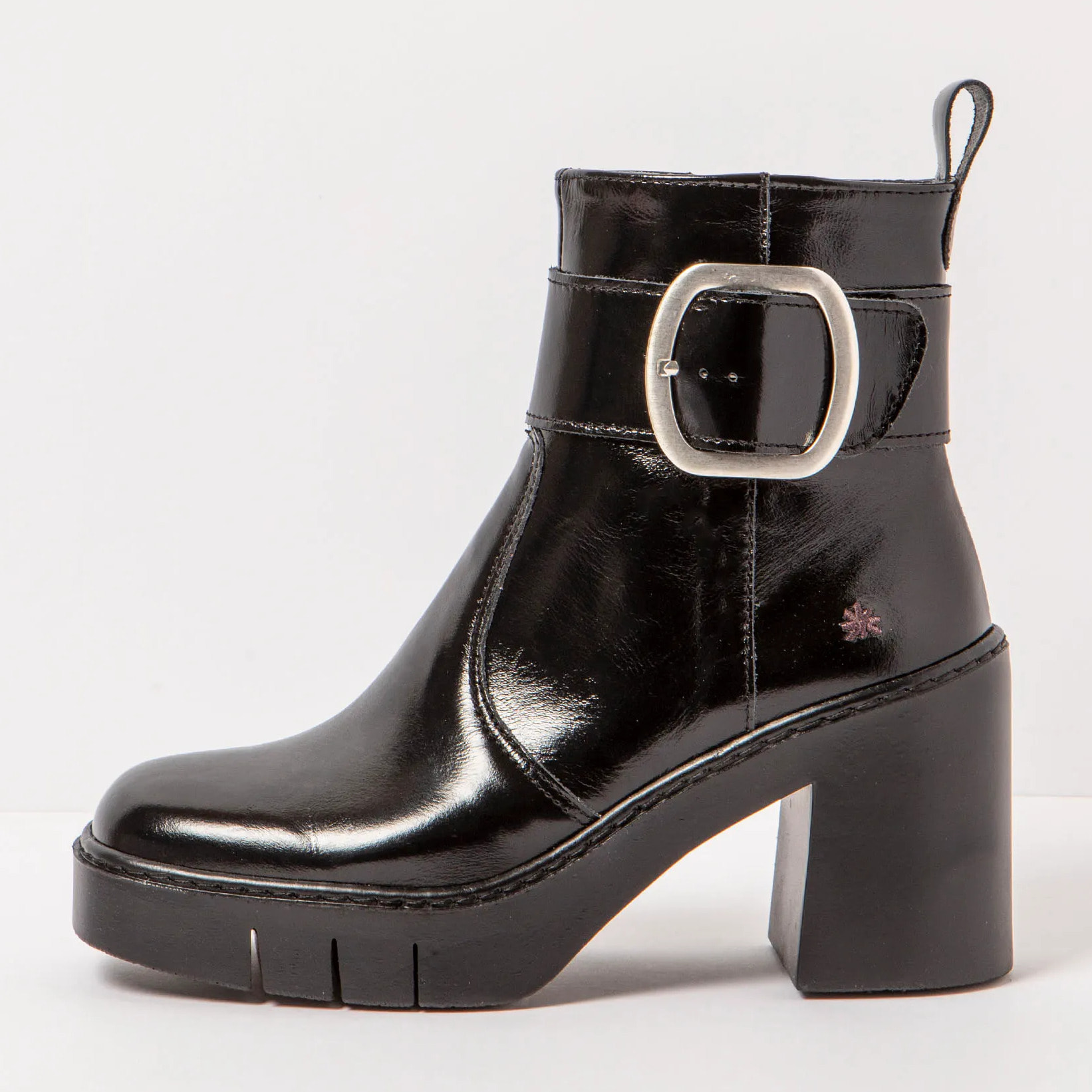 Botines con tacón 1979 NAPPA SHINNY BLACK/BERNA color Black