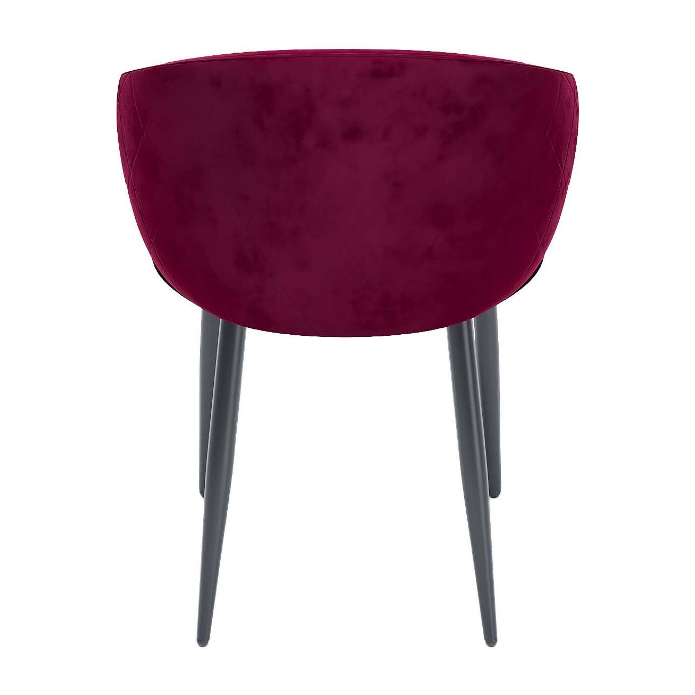 Paire de fauteuils de table design en velours