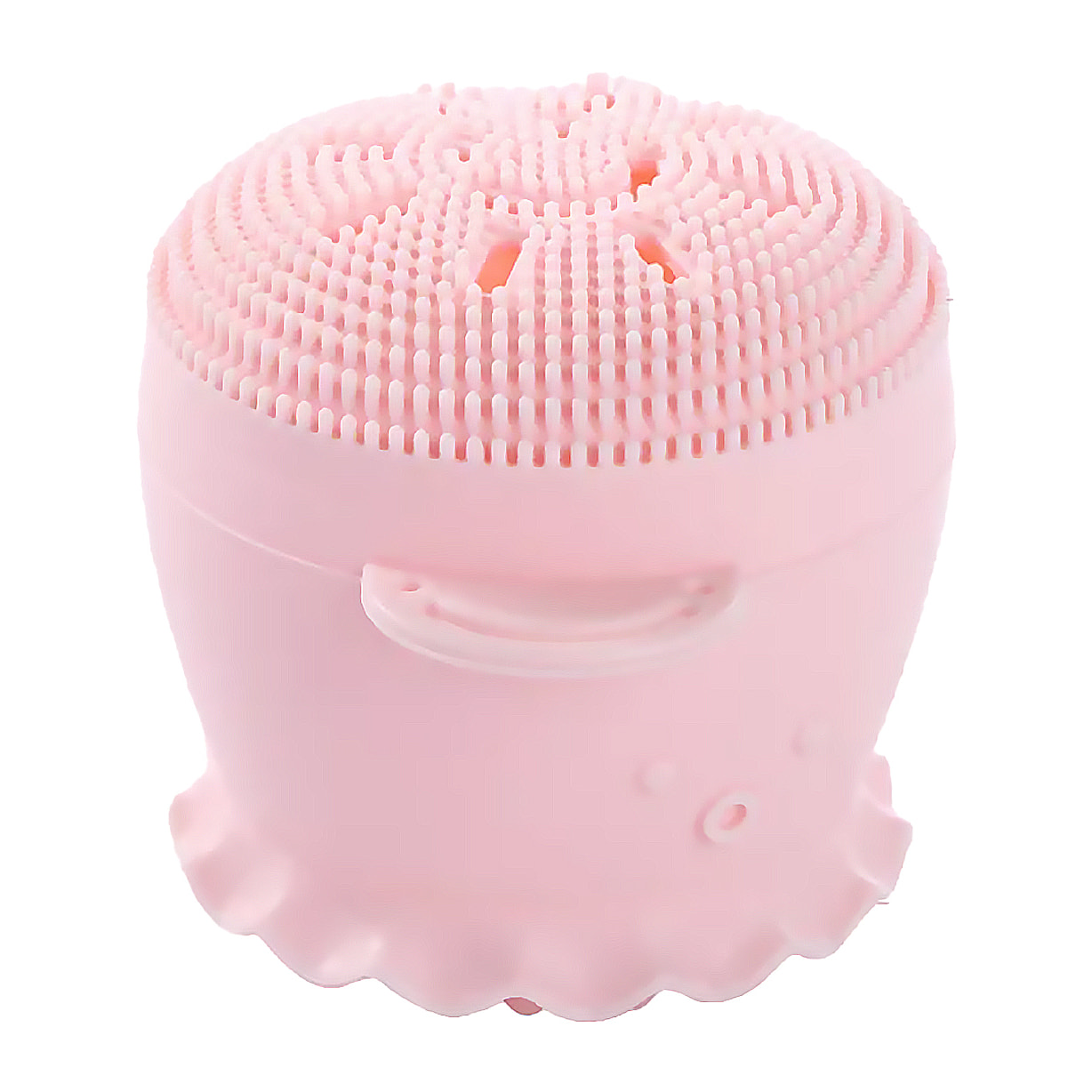 Detergente viso manuale. Massaggiatore e struccante.