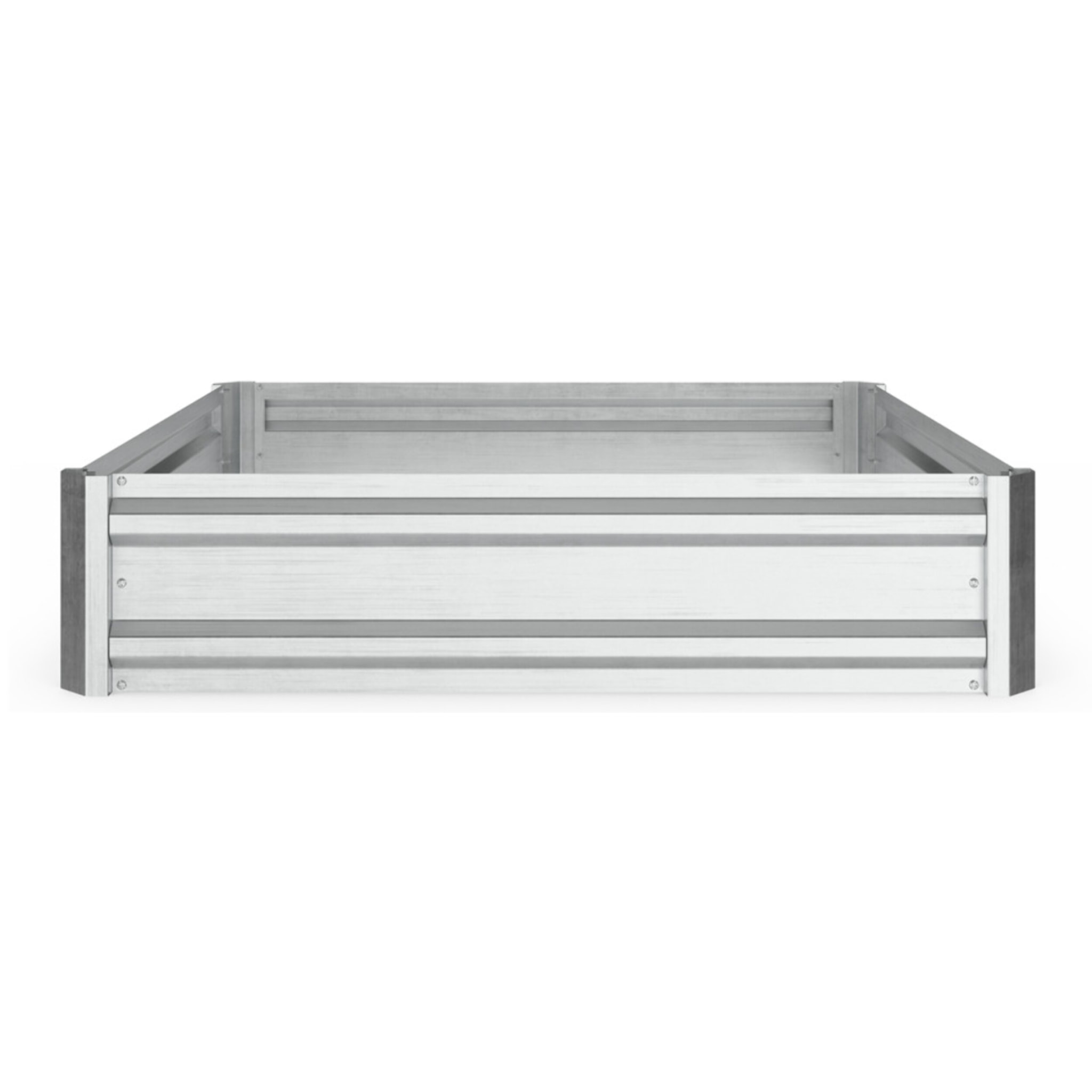 Carrés de potager en métal galvanisé 90x90x20cm - lot de 2