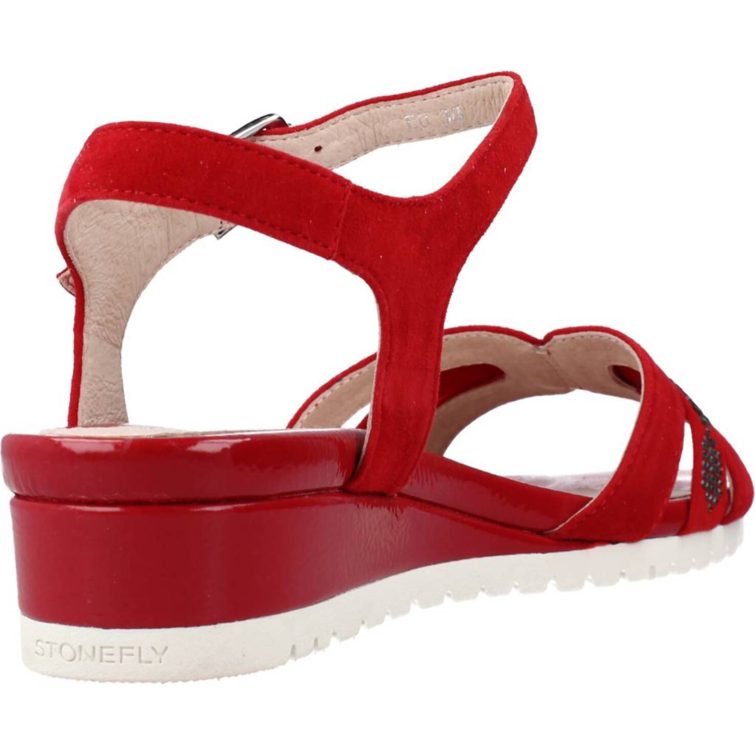 Sandalias Mujer de la marca STONEFLY  modelo CHER 3 GOAT SUEDE Red