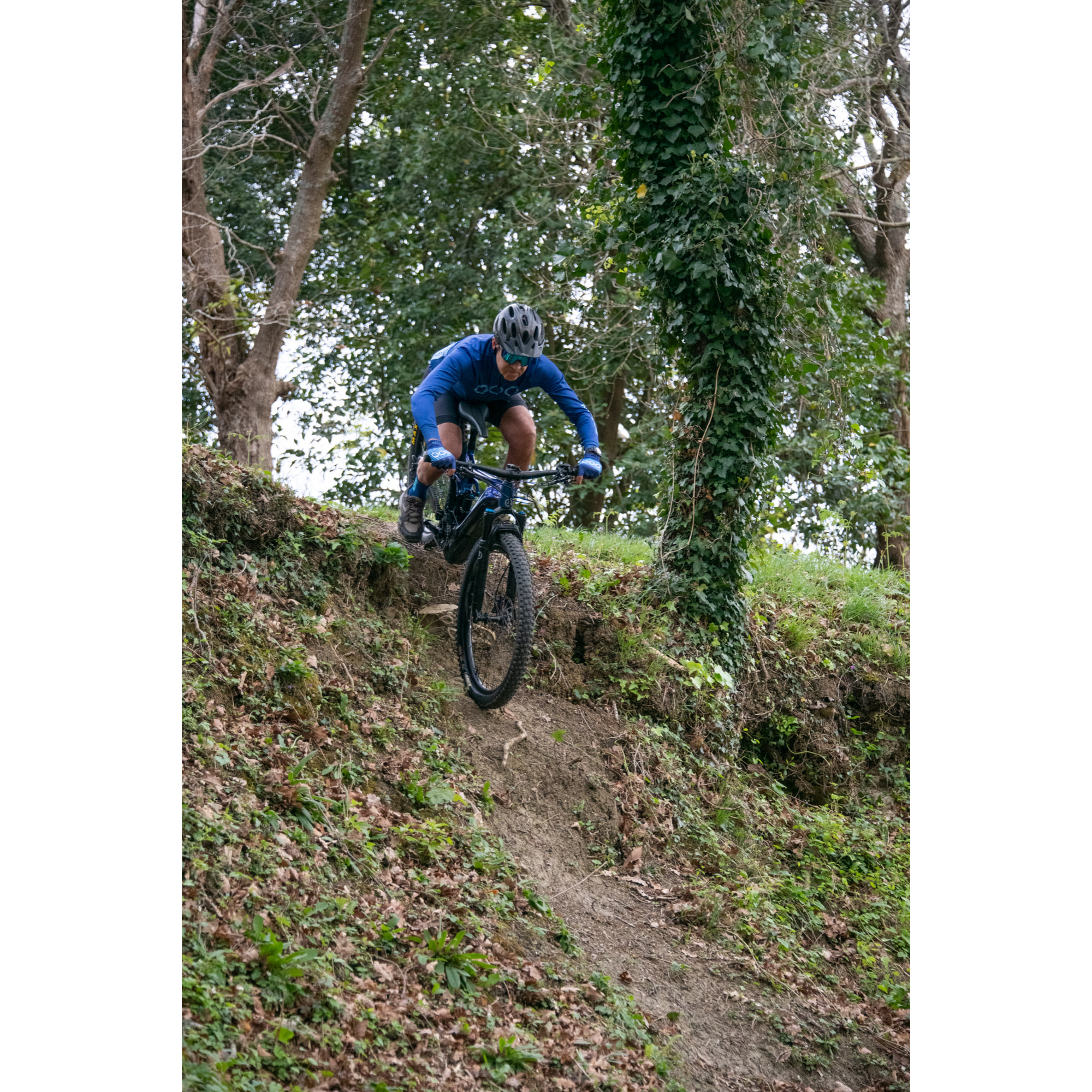 Maglia manica lunga ECOON modello Mont Ventoux in blu