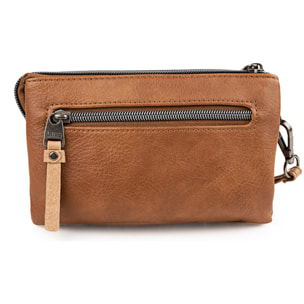 Cartera De Mano Triple Skpat Galatea Marron