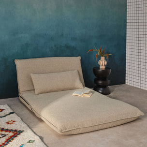 Chauffeuse convertible 2 places bouclette texturée  FLEEEP