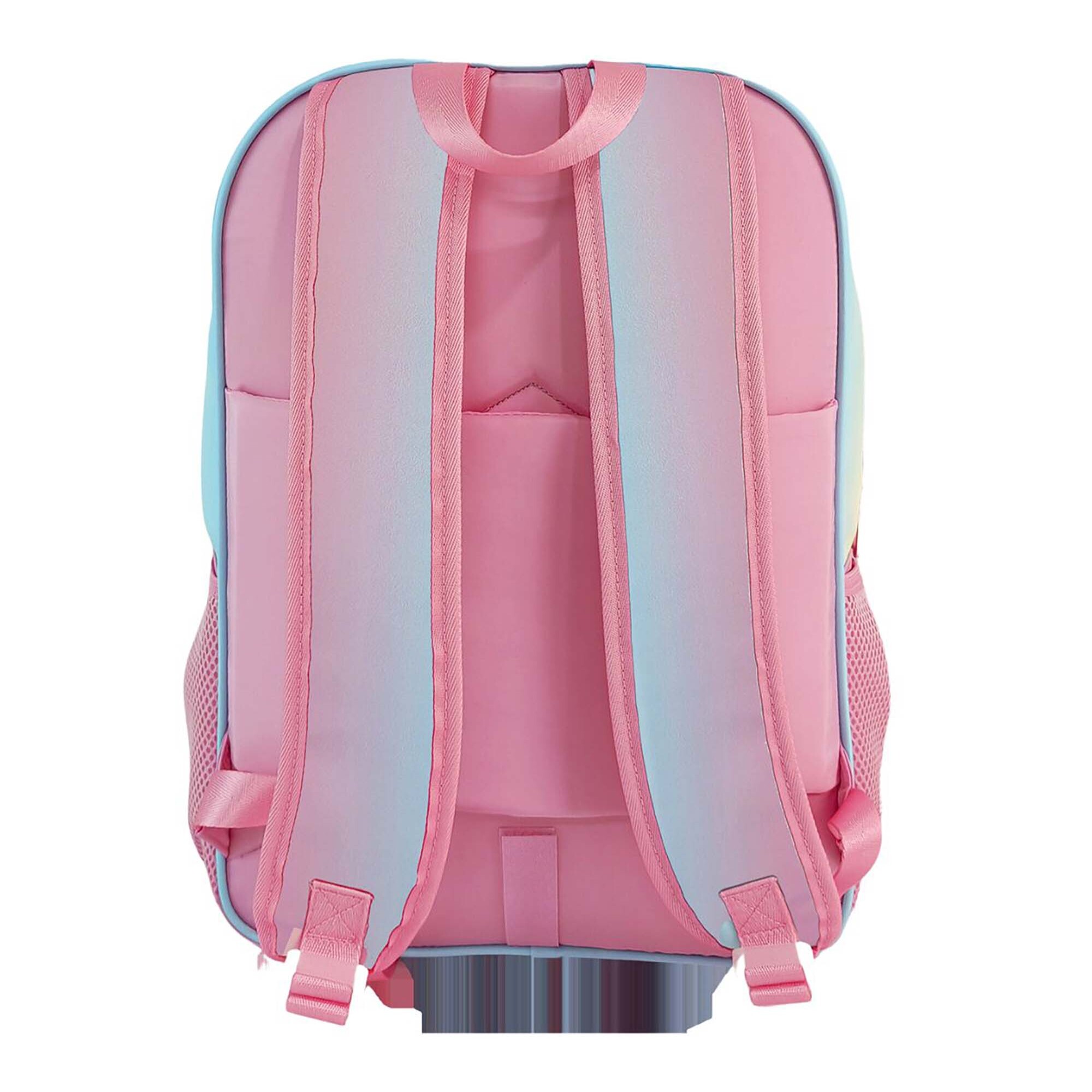 Zaino Primaria Blin Blin Gradient Pink con doppio scomparto adattabile al carrello.