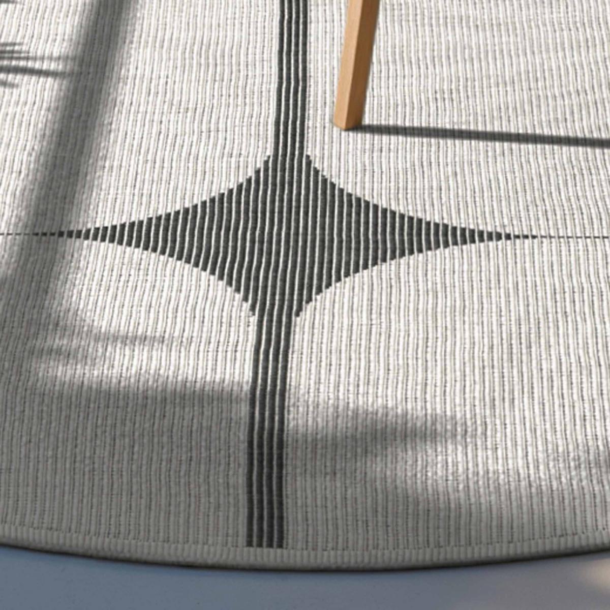 Tapis exterieur kilim géométrique, meusa, design authentique