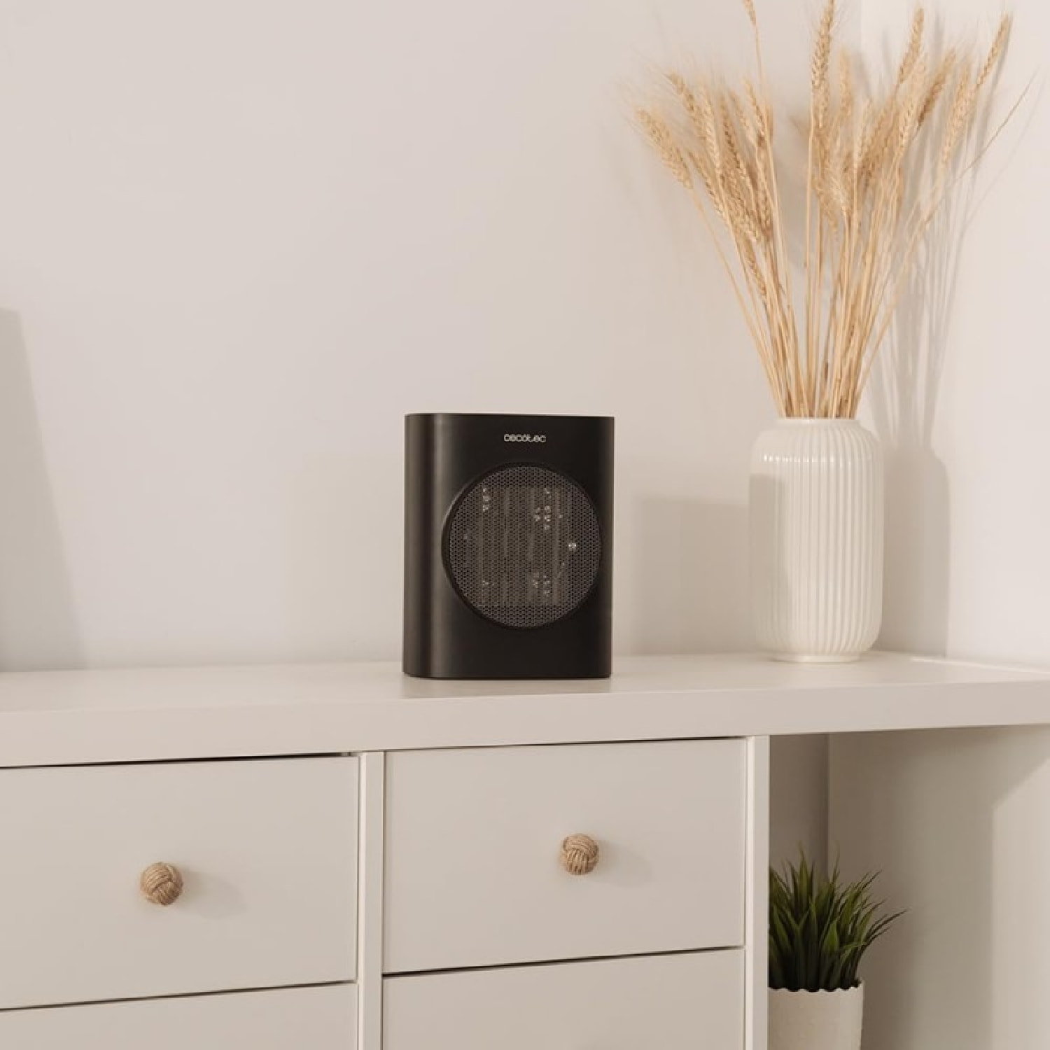 Cecotec Calefactor cerámico de sobremesa ReadyWarm 1570 Max Ceramic Smart Black