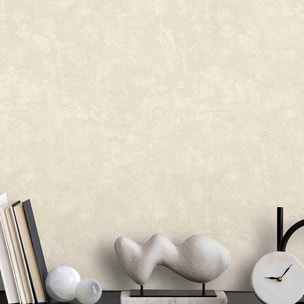 Papier peint texture minérale beige apaisante