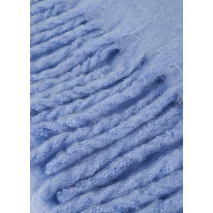 Sciarpa Liscia con Frange Spesse