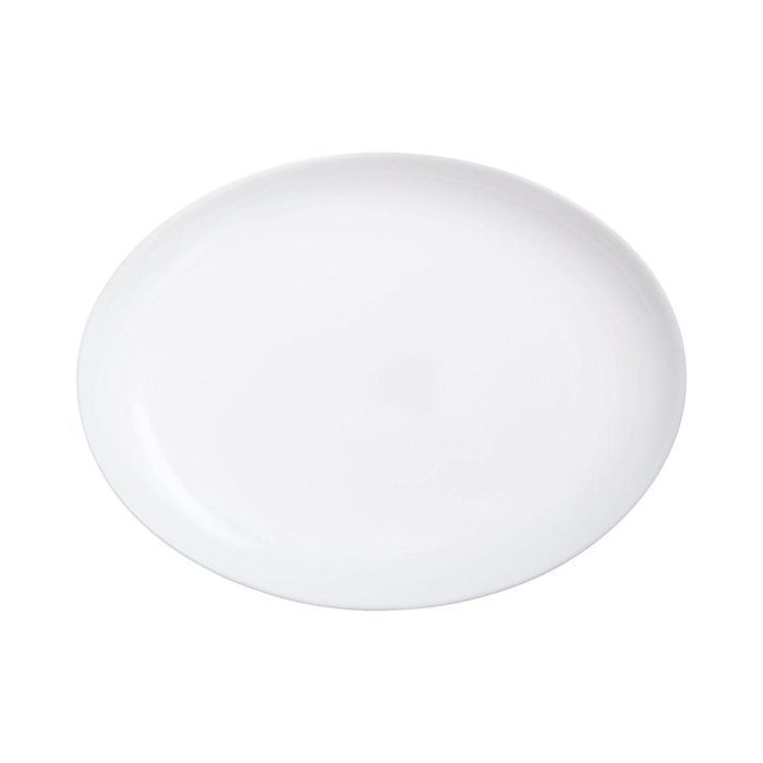 Plat blanc 33 x 25 cm Diwali