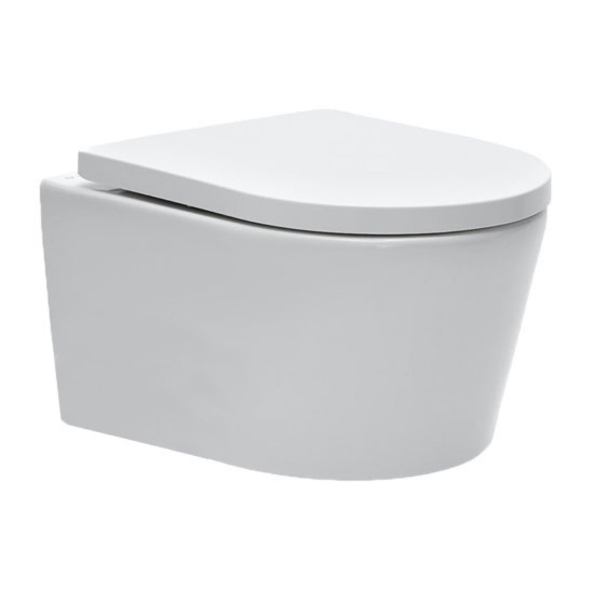 Pack WC Bâti-support Villeroy & Boch + WC sans bride SAT + Plaque blanche + Set d'isolation phonique