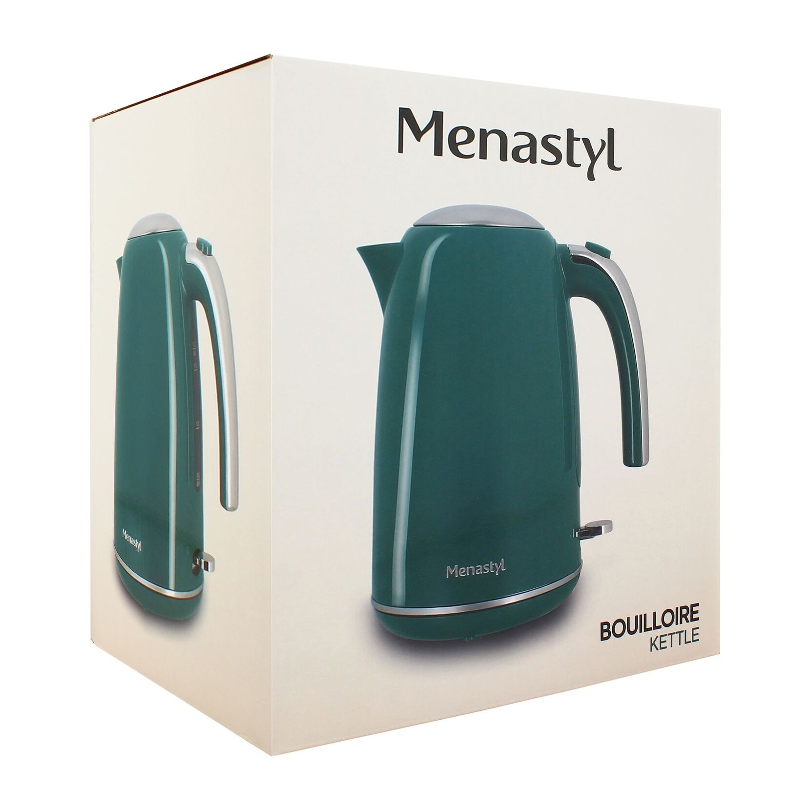 Bouilloire en acier inoxydable 1,7L bleu canard RETRO