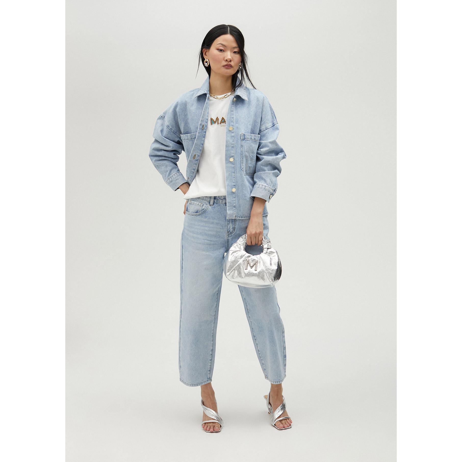 Jeans con strass