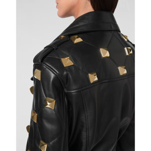PHILIPP PLEIN Bomber in pelle