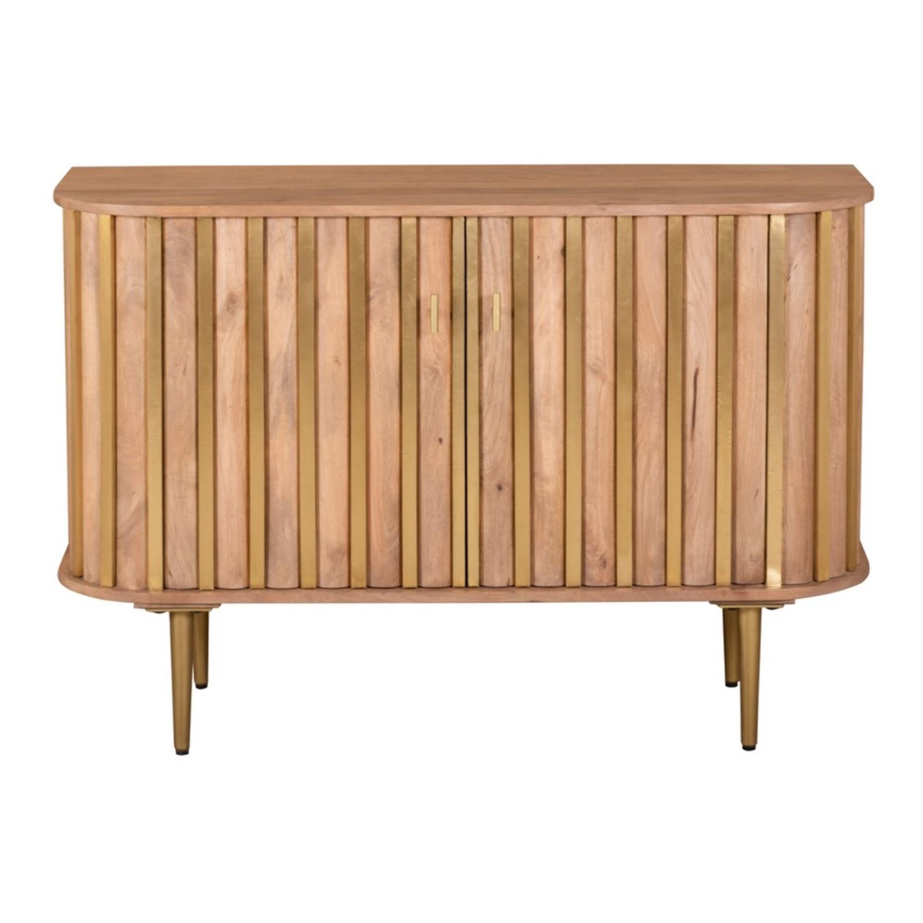 Credenza in legno di mango 125x41x84 cm