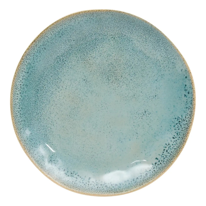 Assiette plate Pia D28cm bleu