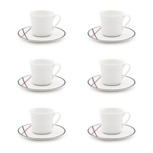 Coffret 6 services à café BISTROT