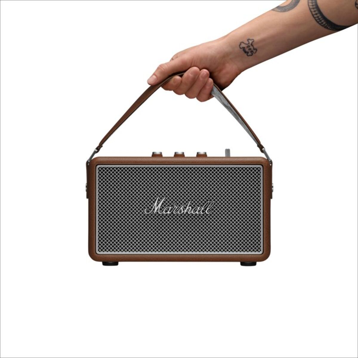 Enceinte portable MARSHALL Kilburn III Marron - Son 360°, Bluetooth, autonomie 50h