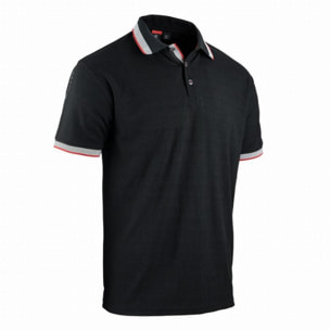 Polo de travail FACOM Soccer Noir/Rouge Taille S - FXWW9010E-S