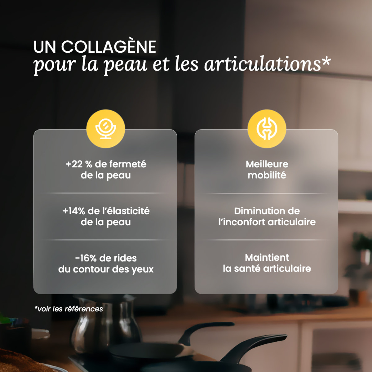 Nutri&Co Collagène Marin Type 1, 2 & 3 Peau & Articulations Goût Citron - 180g