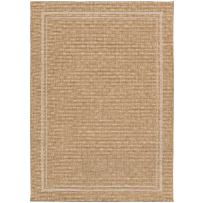 GUINEA Alfombra de exterior efecto yute color beige, varias medidas disponibles.