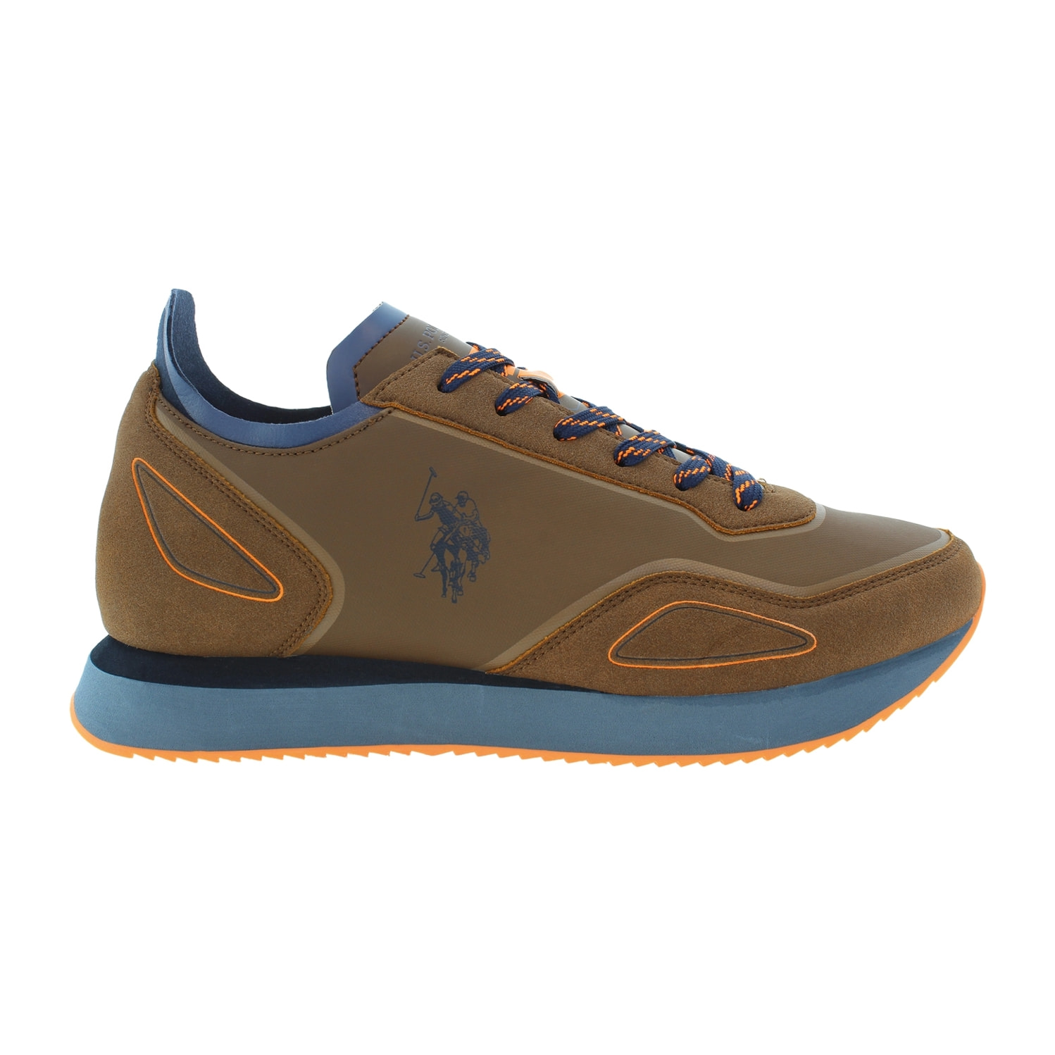 Sneakers U.S. Polo Assn. marrone-blu