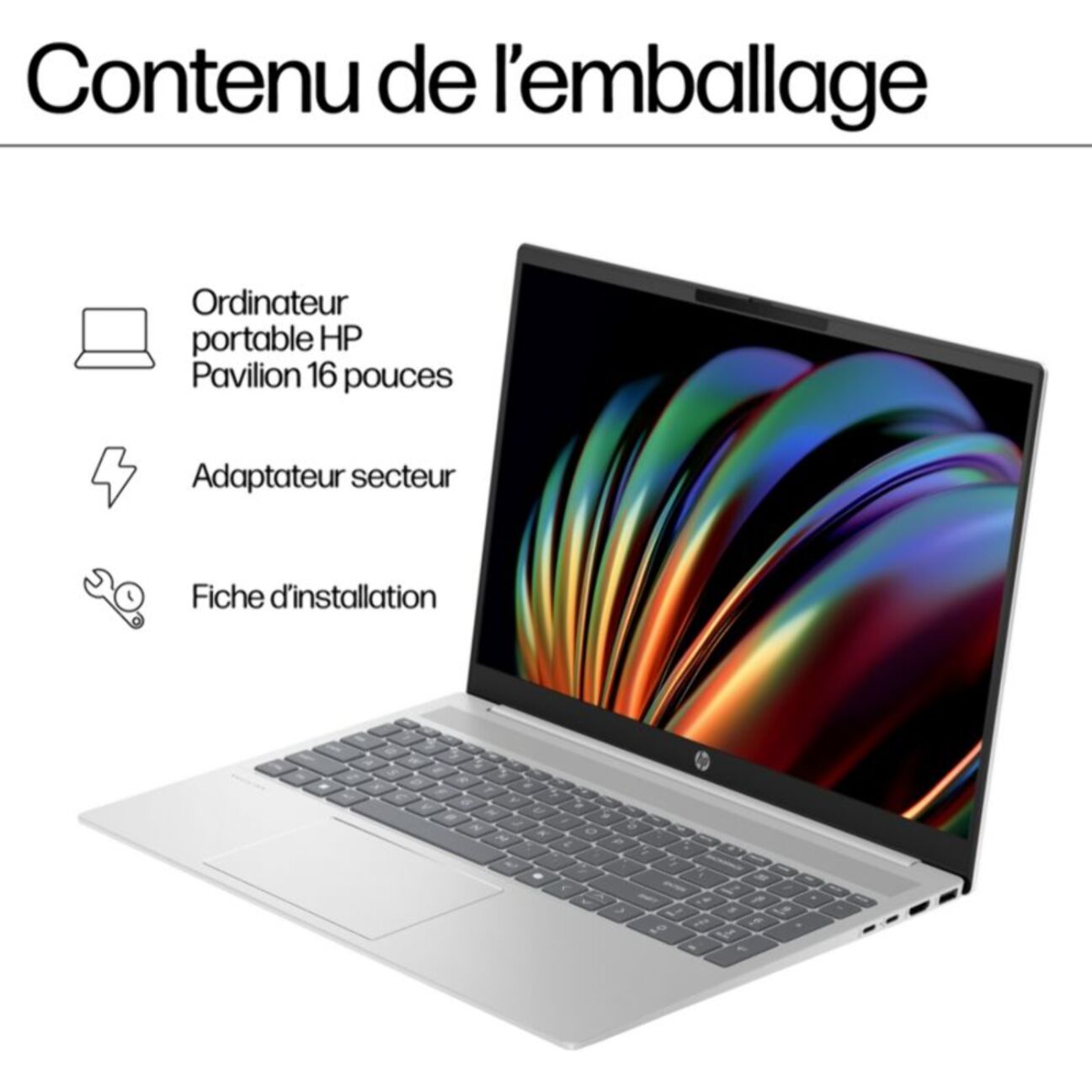 Ordinateur portable HP Pavilion 16-af0038nf