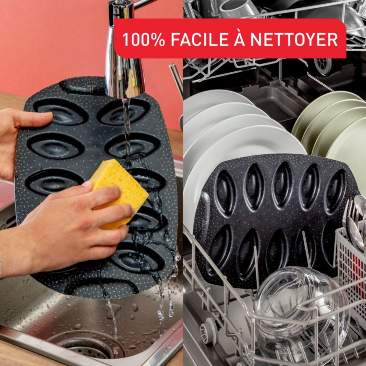 Moule à gâteau TEFAL Perfectbake barquettes