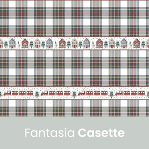 Intrecci – Completo lenzuola in cotone 1 piazza e mezza