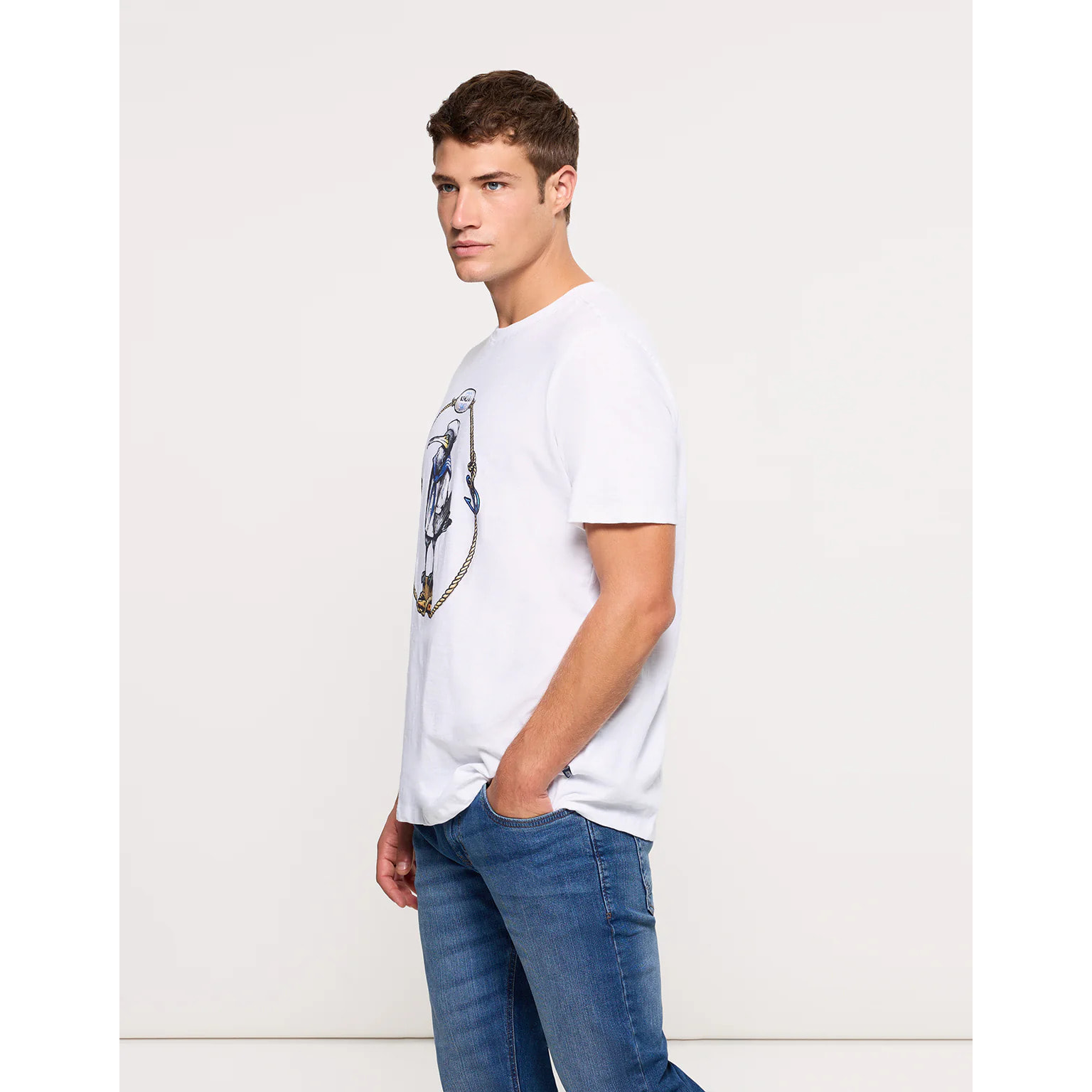 Camiseta Manga Corta Blanca - Cormor