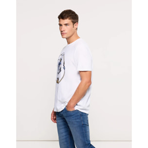 Camiseta Manga Corta Blanca - Cormor