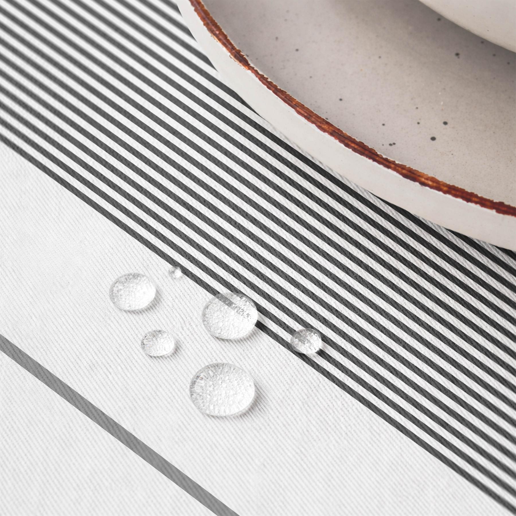 Nappe imprimée anti-tâches MALIBÚ ANTHRACITE