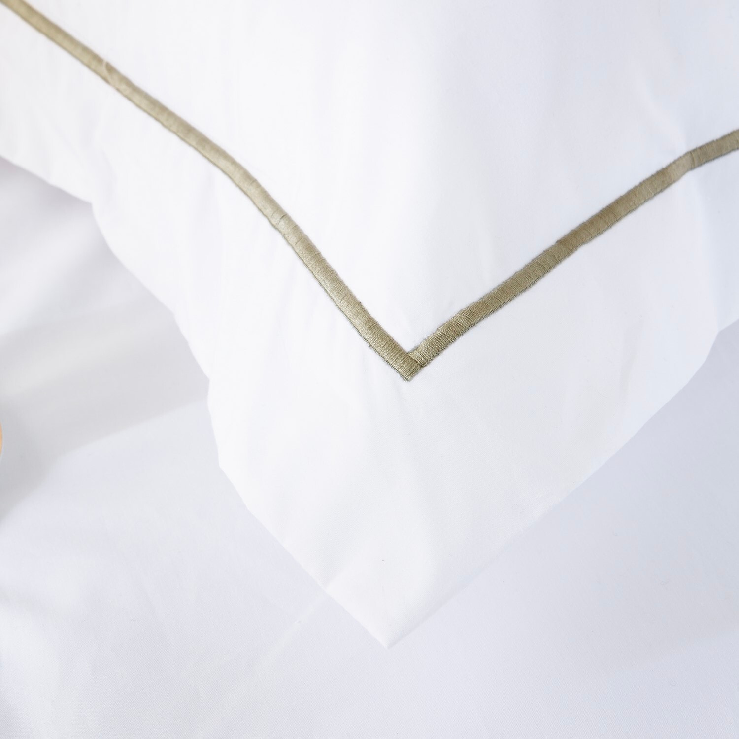 Funda de almohada ito blanco/oro