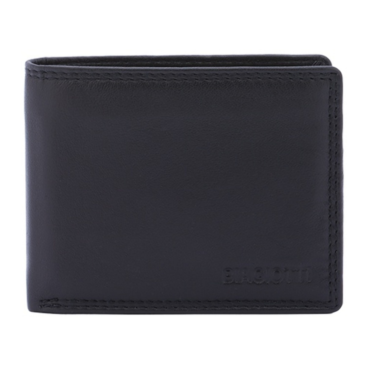 Portafoglio uomo in vera pelle - Modello False - Artigianale - 8.5 x 11.0 x 2.5 cm