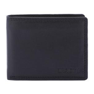 Portafoglio uomo in vera pelle - Modello False - Artigianale - 8.5 x 11.0 x 2.5 cm