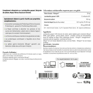 STC NUTRITION - Tribioslim - Complément Alimentaire favorisant la perte de poids - Action 360° sur la Flore Intestinale et le Métabolisme - Pré-Pro-Post Biotiques - Cure de 30j