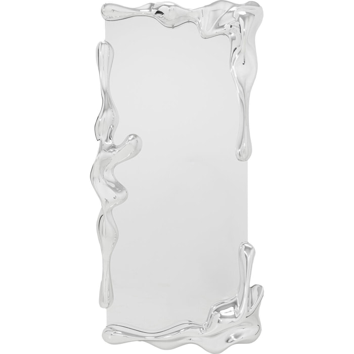Miroir Lava 180x90cm argenté Kare Design
