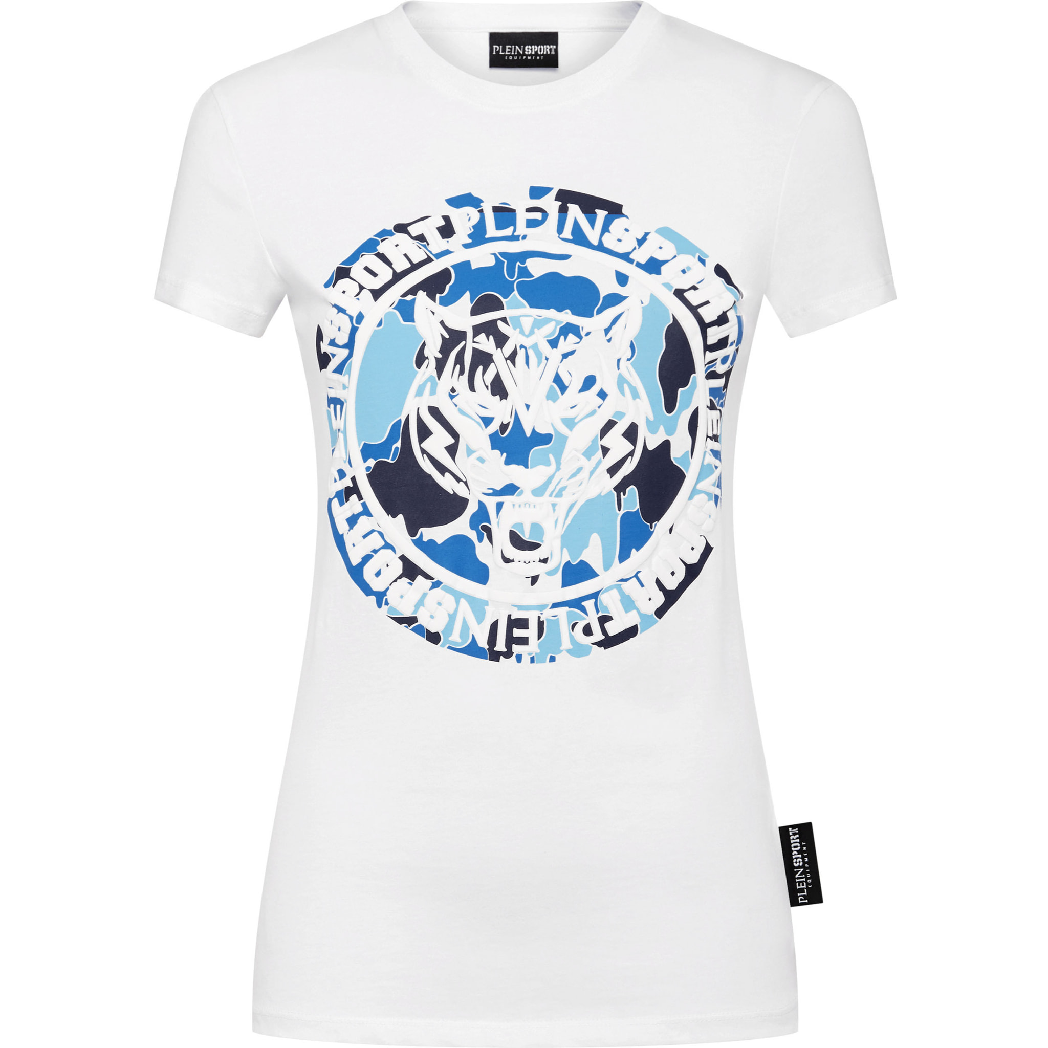 PLEIN SPORT T-Shirt Slim Fit CARBON TIGER
