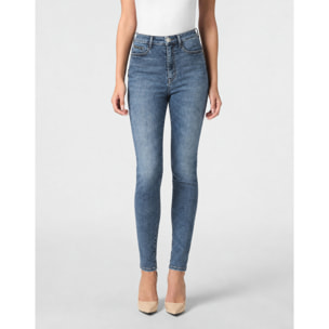 PHILIPP PLEIN Jegging a vita alta