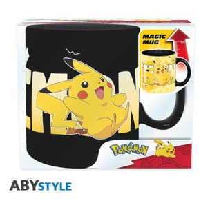 Pokemon - Tazza Heat Change - 460 Ml - Pikachu - Album Per Carte Box